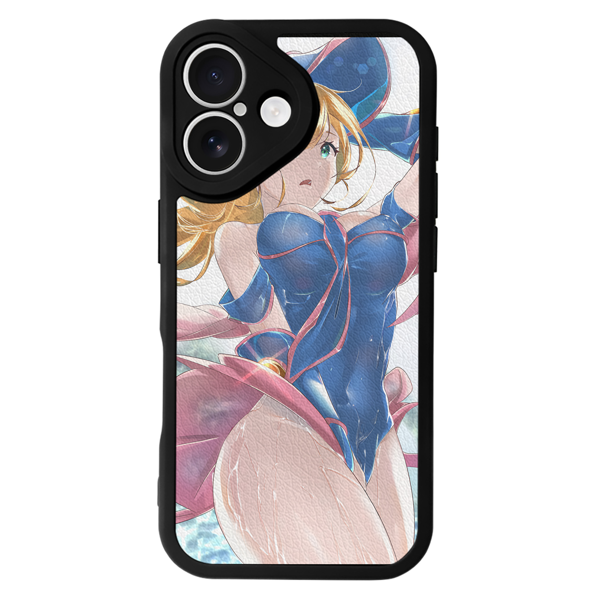 （画像用） 遊☆戯☆王 Yu-Gi-Oh! 【iPhone 16シリーズ対応】シリコンスマホケース（レザー調） 材質：シリコン